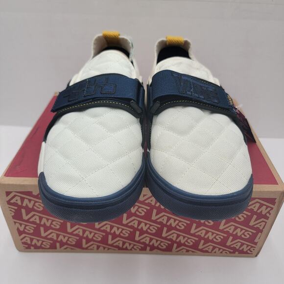 Vans Coast CC Shoes Mens Size 8.5 Marshmallow Blue ComfyCush Varsity VN0A5JMC8R8 main image 4